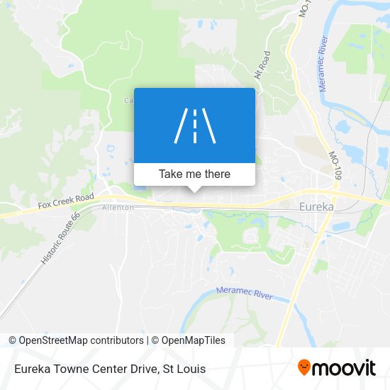 Eureka Towne Center Drive map