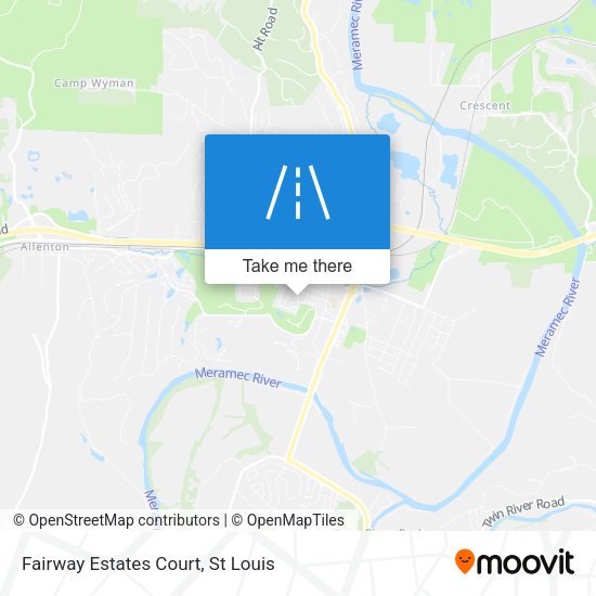 Fairway Estates Court map