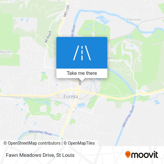 Mapa de Fawn Meadows Drive