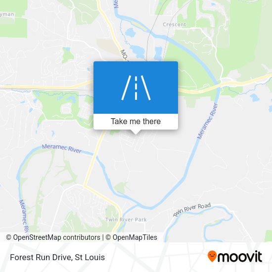 Mapa de Forest Run Drive