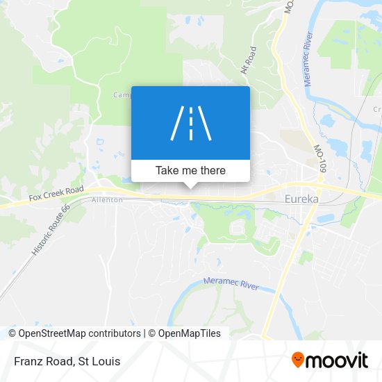 Mapa de Franz Road