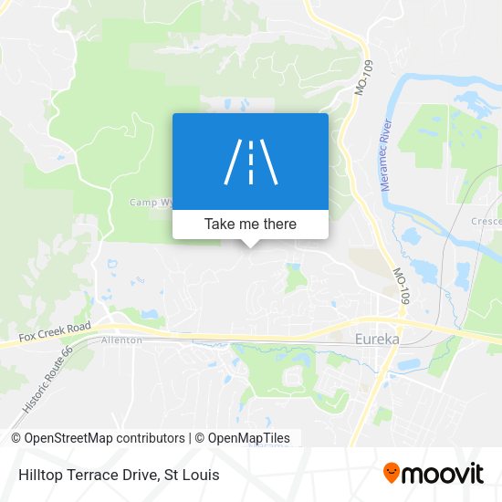 Mapa de Hilltop Terrace Drive