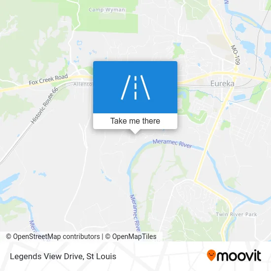 Legends View Drive map