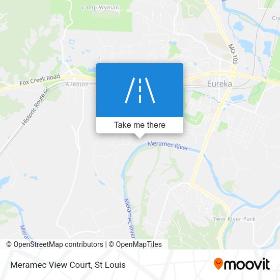 Meramec View Court map