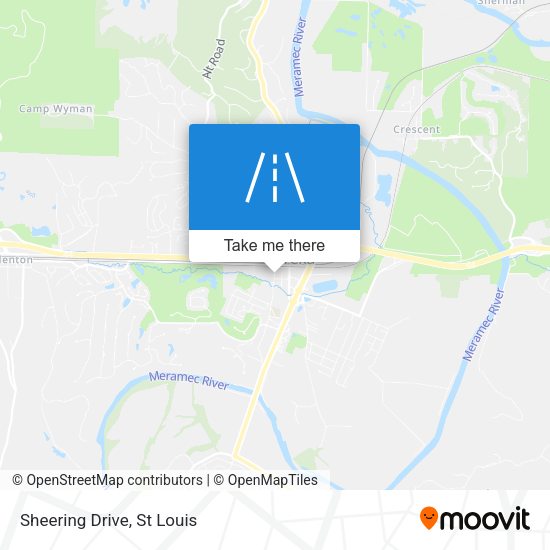 Mapa de Sheering Drive