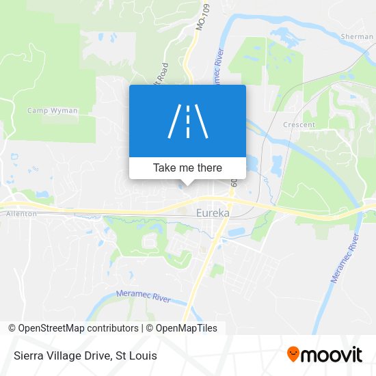 Mapa de Sierra Village Drive