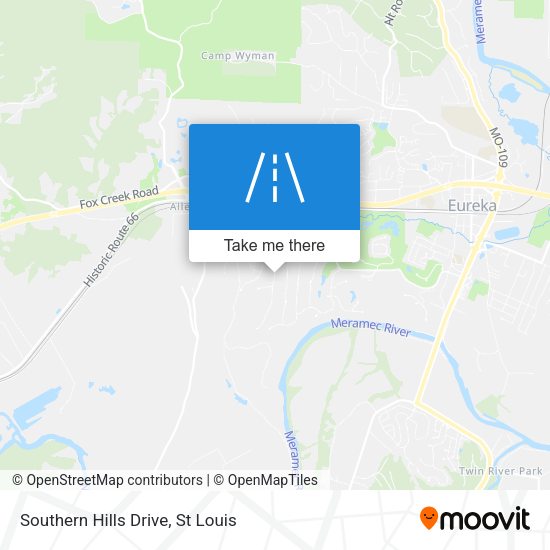 Mapa de Southern Hills Drive