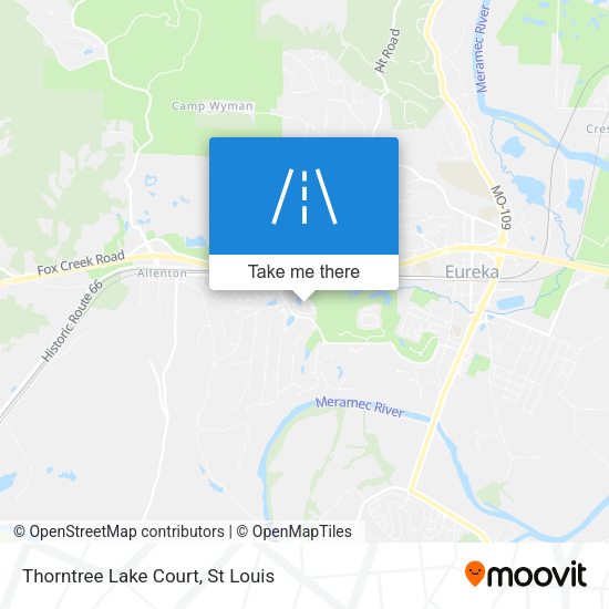 Thorntree Lake Court map