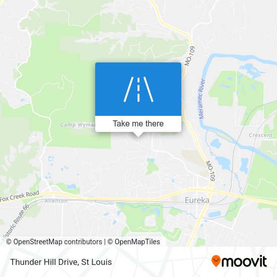 Mapa de Thunder Hill Drive