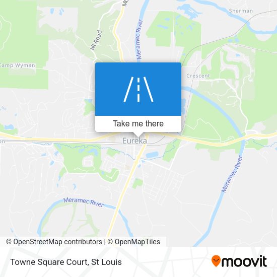 Towne Square Court map