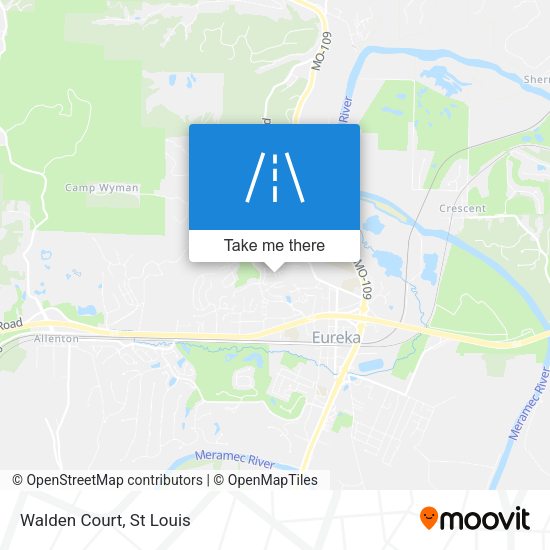 Mapa de Walden Court