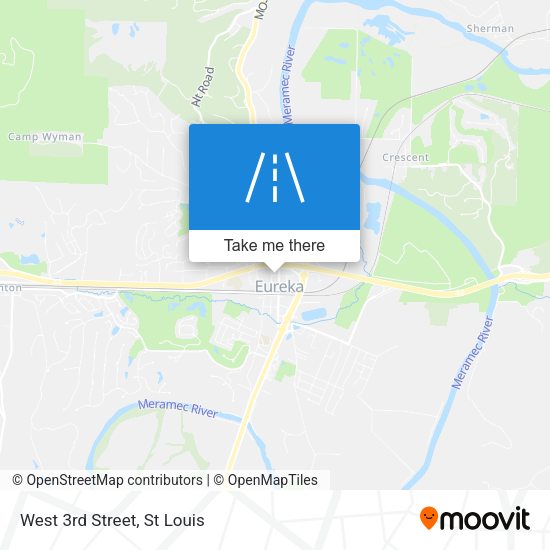 Mapa de West 3rd Street