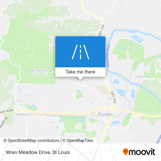 Wren Meadow Drive map