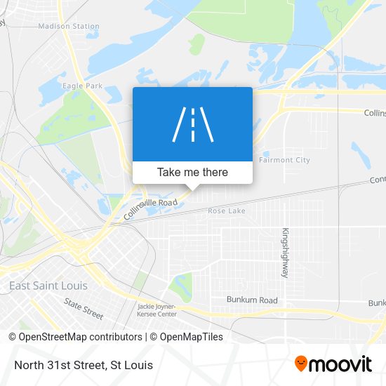 Mapa de North 31st Street
