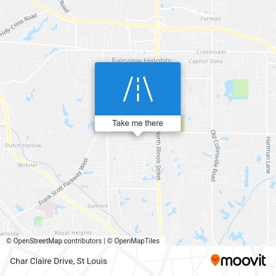 Mapa de Char Claire Drive