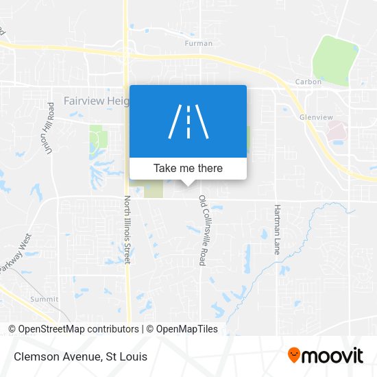 Mapa de Clemson Avenue