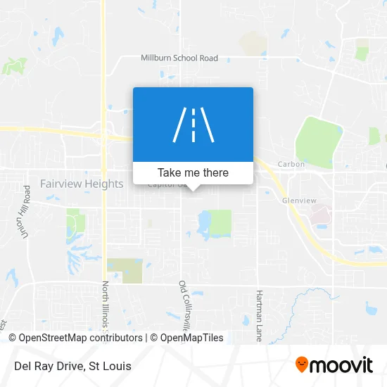 Del Ray Drive map