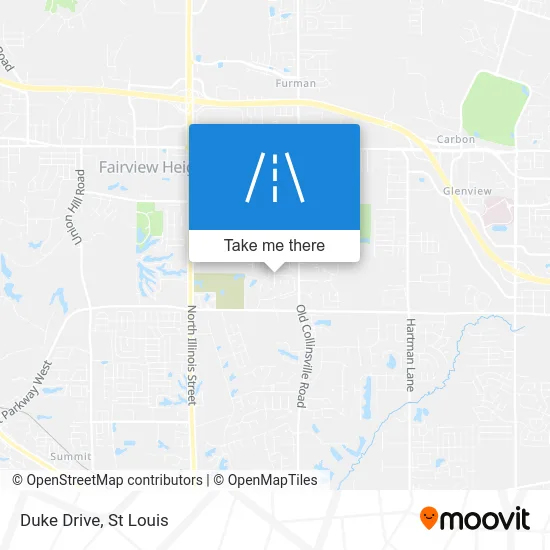 Duke Drive map