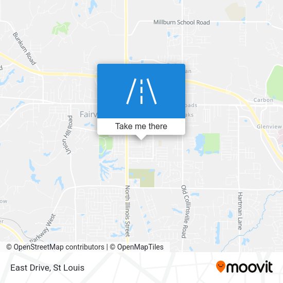 Mapa de East Drive