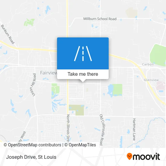 Joseph Drive map