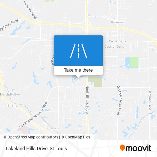 Lakeland Hills Drive map