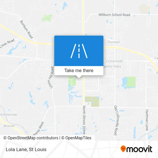 Lola Lane map