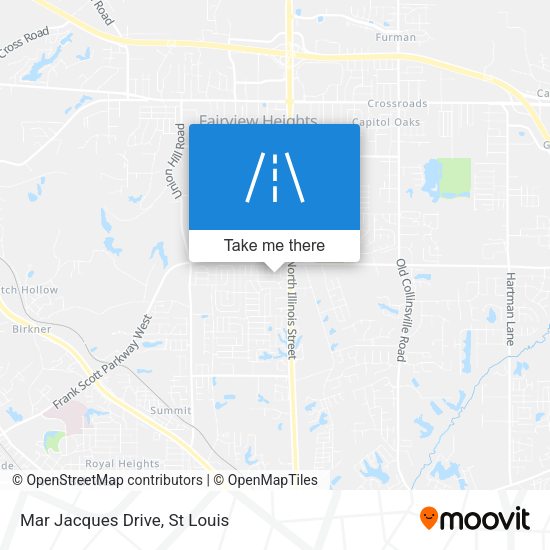 Mar Jacques Drive map