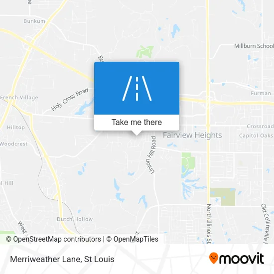 Merriweather Lane map