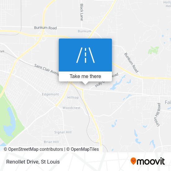 Mapa de Renollet Drive