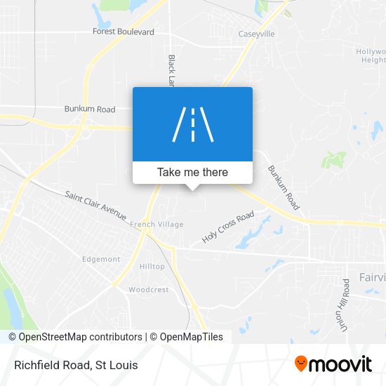 Mapa de Richfield Road