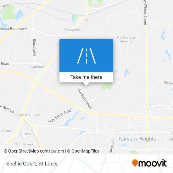 Mapa de Shellie Court