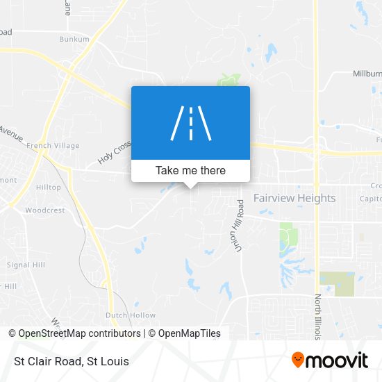 Mapa de St Clair Road