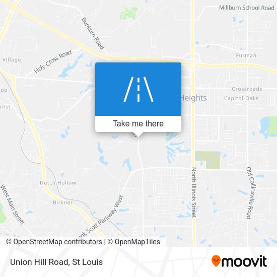Mapa de Union Hill Road