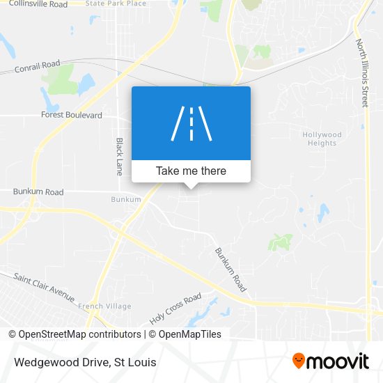 Mapa de Wedgewood Drive