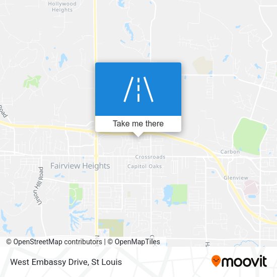 West Embassy Drive map