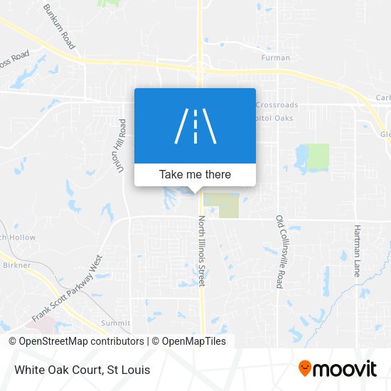 Mapa de White Oak Court
