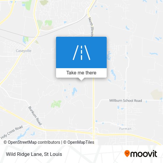 Wild Ridge Lane map