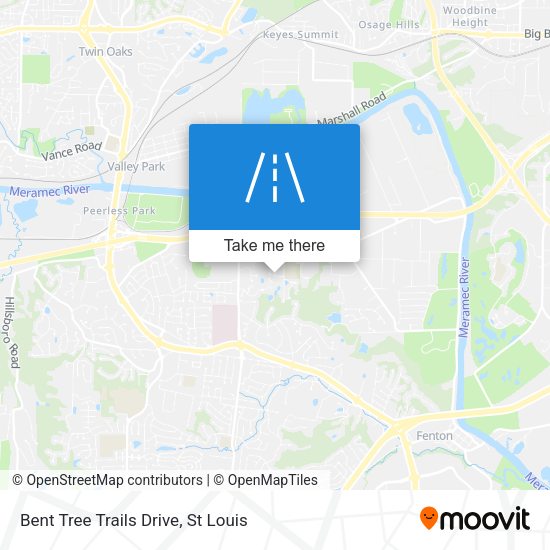 Mapa de Bent Tree Trails Drive