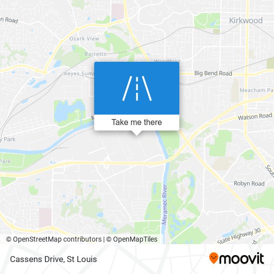 Cassens Drive map