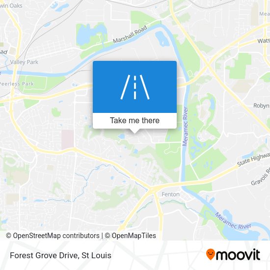 Mapa de Forest Grove Drive