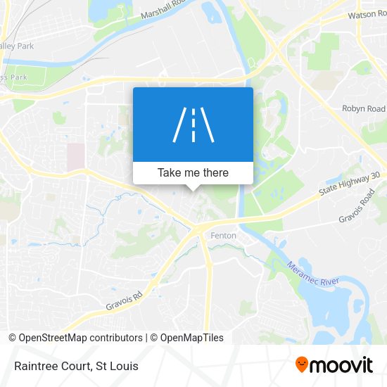 Raintree Court map