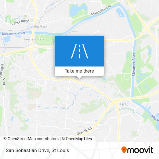 San Sebastian Drive map