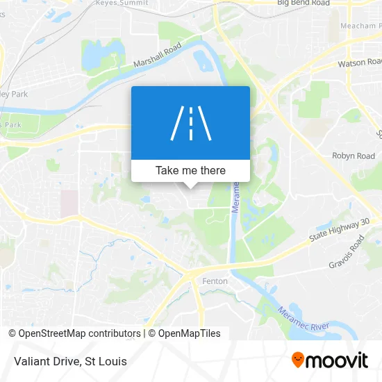 Valiant Drive map
