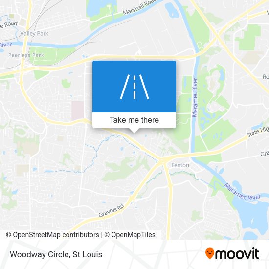 Woodway Circle map