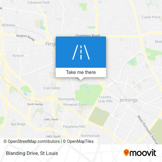 Mapa de Blanding Drive