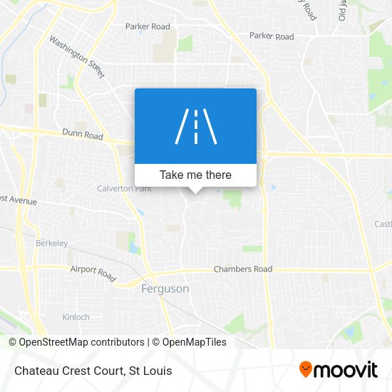 Chateau Crest Court map