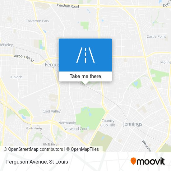 Mapa de Ferguson Avenue