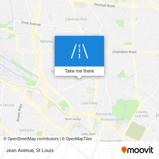 Mapa de Jean Avenue