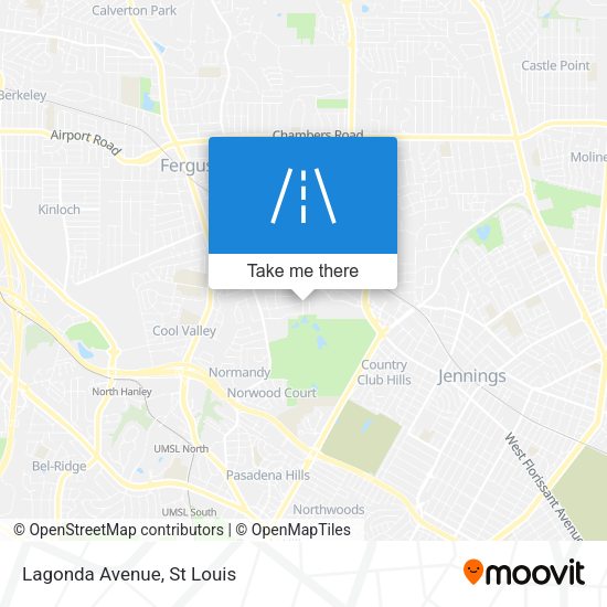 Mapa de Lagonda Avenue