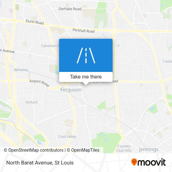 Mapa de North Barat Avenue